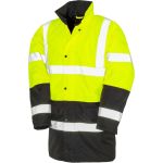 Parka bezpečnostní Result R452X fluorescent yellow/black