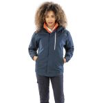 Bunda pracovní s džínovou strukturou Result R326X navy
