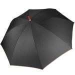 Umbrella with wooden handle Kimood KI 2020 dark grey/beige