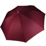 Deštník s dřevěnou rukojetí Kimood KI 2020 burgundy/beige