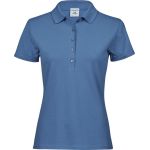 Polokošile dámská luxusní elastická piqué Tee Jays 145 ocean blue
