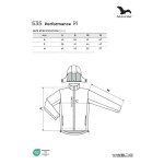 Dětská softshellová bunda Malfini Performance 353 červená