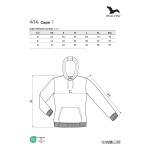 Mikina dámská s kapucí Malfini Cape 414 denim
