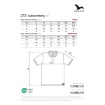 Men's polo shirt Malfini Cotton Heavy 215 black