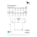 Polokošile pánská Malfini Cotton Heavy 215 dark green