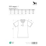 Polokošile dámská Malfini Single J 233 žlutá