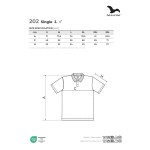 Polokošile pánská Malfini single J 202 námořní modrá