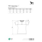 Tričko dámské Malfini Classic New 133 bílá