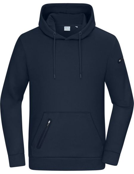 Mikina pánská s kapucí interlock Daiber 8046 black