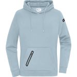 Mikina dámská s kapucí interlock Daiber 8045 milky blue