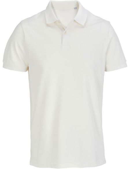 Sols Pacific white unisex polo shirt