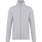 Pánská mikrofleecová bunda Kariban Falco K911 ash heather