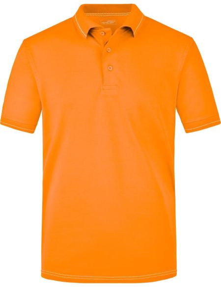 Polokošile pánská žerzejová elastická Daiber JN569 white/black
