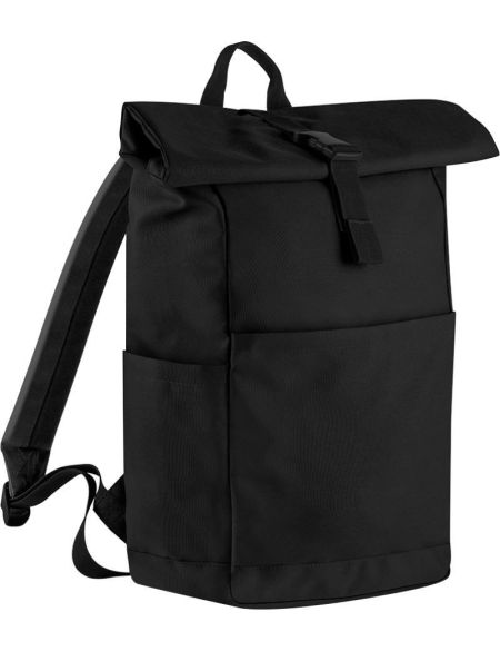Backpack Roll-Top Premium Recycled 18 L BagBase BG186 black