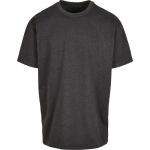 Tričko oversize z těžké bavlny Build your Brand BY102 charcoal