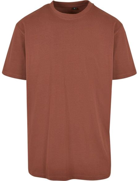 Oversized heavy cotton T-shirt Build your Brand BY102 white
