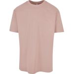 Tričko oversize z těžké bavlny Build your Brand BY102 dusk rose