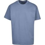 Tričko oversize z těžké bavlny Build your Brand BY102 vintage blue