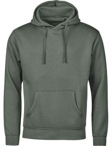 Mikina pánská s podšitou kapucí s plochou šňůrkou