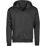 Mikina pánská s kapucí na zip Urban Tee Jays TJ5154 black