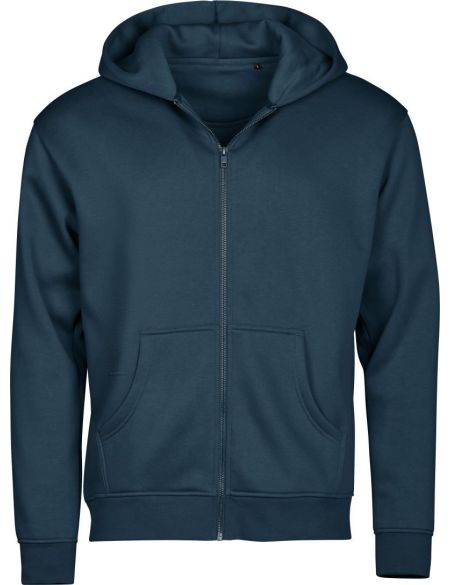 Mikina pánská s kapucí na zip Urban Tee Jays TJ5154 black