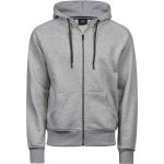 Mikina pánská s kapucí Tee Jays TJ5435 heather grey