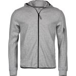 Mikina s kapucí na zip Athletic Tee Jays TJ5706 heather grey