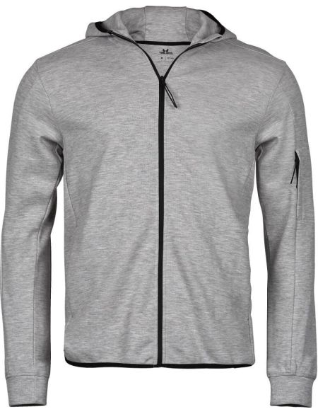 Mikina s kapucí na zip Athletic Tee Jays TJ5706 black