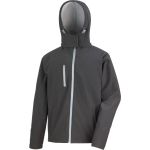 Pánská 3-vrstvá softshellová bunda Result R230M black/grey
