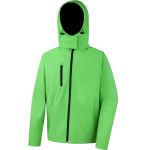 Pánská 3-vrstvá softshellová bunda Result R230M wild green/black