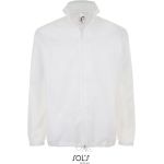 Sols Shift white unisex windbreaker