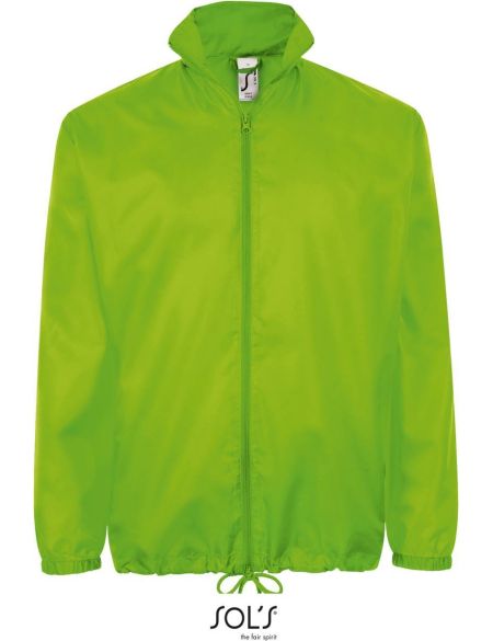 Větrovka unisex kapuce a lem se stahovací šňůrkou