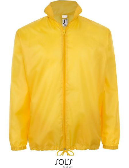 Větrovka unisex kapuce a lem se stahovací šňůrkou