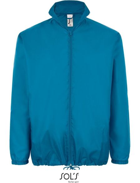 Větrovka unisex kapuce a lem se stahovací šňůrkou