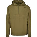 Větrovka s 1/4 zipem Build your Brand BY096 olive