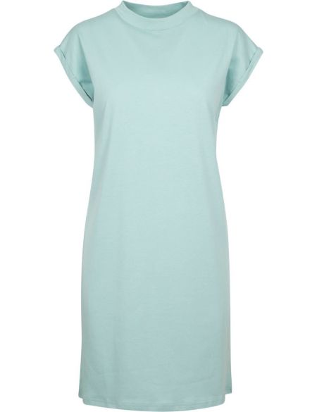 T-shirt dress with stand-up collar Build your Brand BY101 black