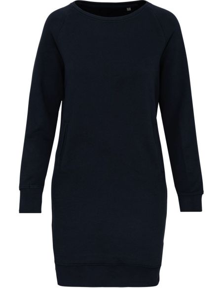 Sweat dress made of organic cotton Kariban K493 light gray heather
