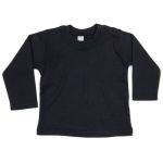 Tričko dětské s dl. rukávem Babybugz BZ11 black