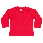 Tričko dětské s dl. rukávem Babybugz BZ11 red