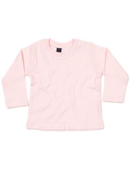 Children's long-sleeved T-shirt Babybugz BZ11 white