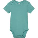 Dětské body z bio bavlny Babybugz BZ10 sage green