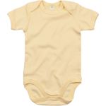 Dětské body z bio bavlny Babybugz BZ10 soft yellow
