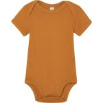 Dětské body z bio bavlny Babybugz BZ10 toffee