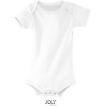 Dětské žebrované body z bio bavlny Sols Organic Bambino white