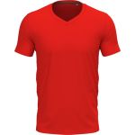 Tričko pánské s elastenem a výstřihem V Stedman Stretch-T V-neck scarlet red
