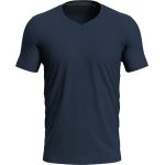 Tričko pánské s elastenem a výstřihem do V Stedman Stretch-T V-neck blue midnight