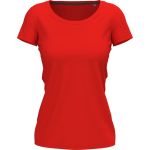Tričko dámské s elastenem Stedman Stretch-T scarlet red
