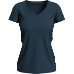 Tričko dámské s elastenem a výstřihem do V Stedman Stretch-T V-neck Women marina blue