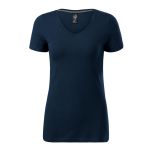 Tričko dámské s hlubším výstřihem Malfini Action V-Neck 701 námořní modrá