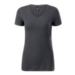 Tričko dámské s hlubším výstřihem Malfini Action V-Neck 701 light anthracite